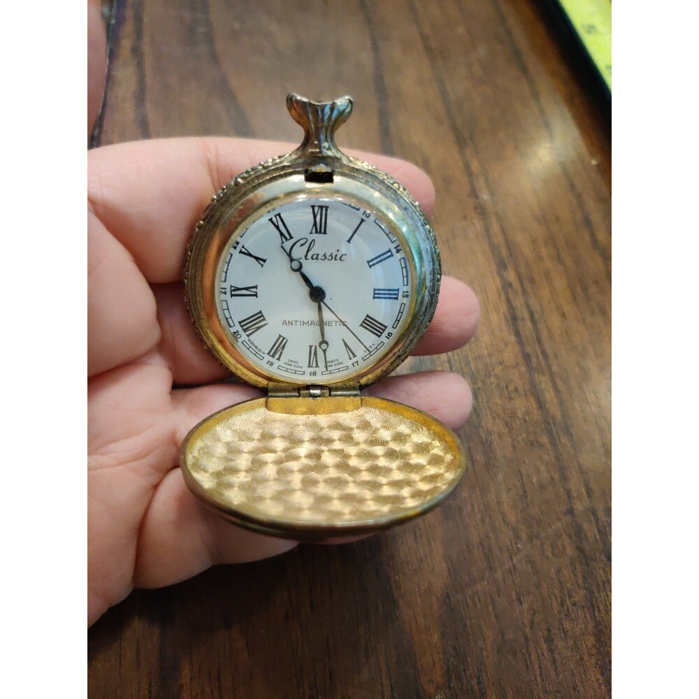 Eagle Case Classic Hong Kong Brand Antimagnetic Pocket Watch Watch Untested Read